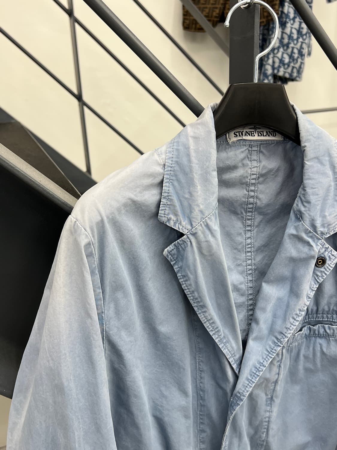 스톤아일랜드 와펜 텔라 블레이저 자켓 상품이미지4