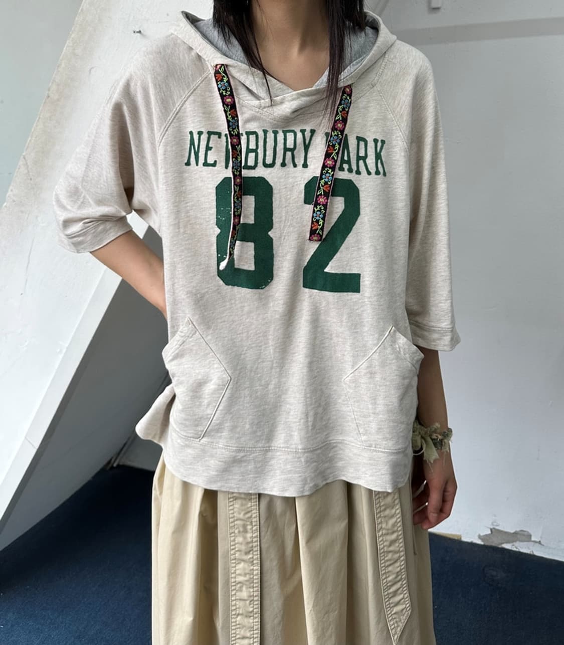 Design printing hooded over T 상품이미지10