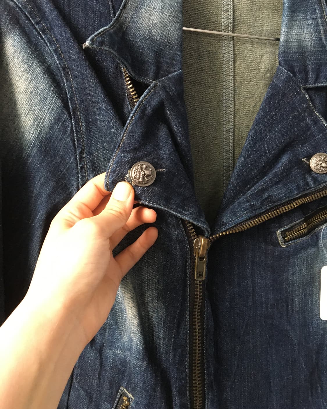 In the attic washing denim rider jacket 상품이미지5