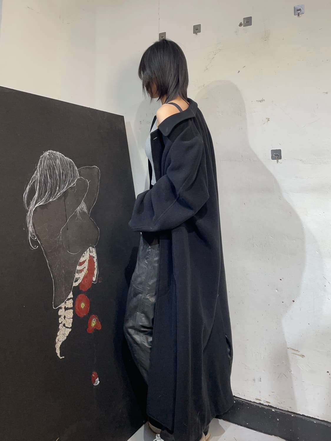 조르지오 아르마니 라나울 발마칸 싱글 코트 XL 상품이미지1