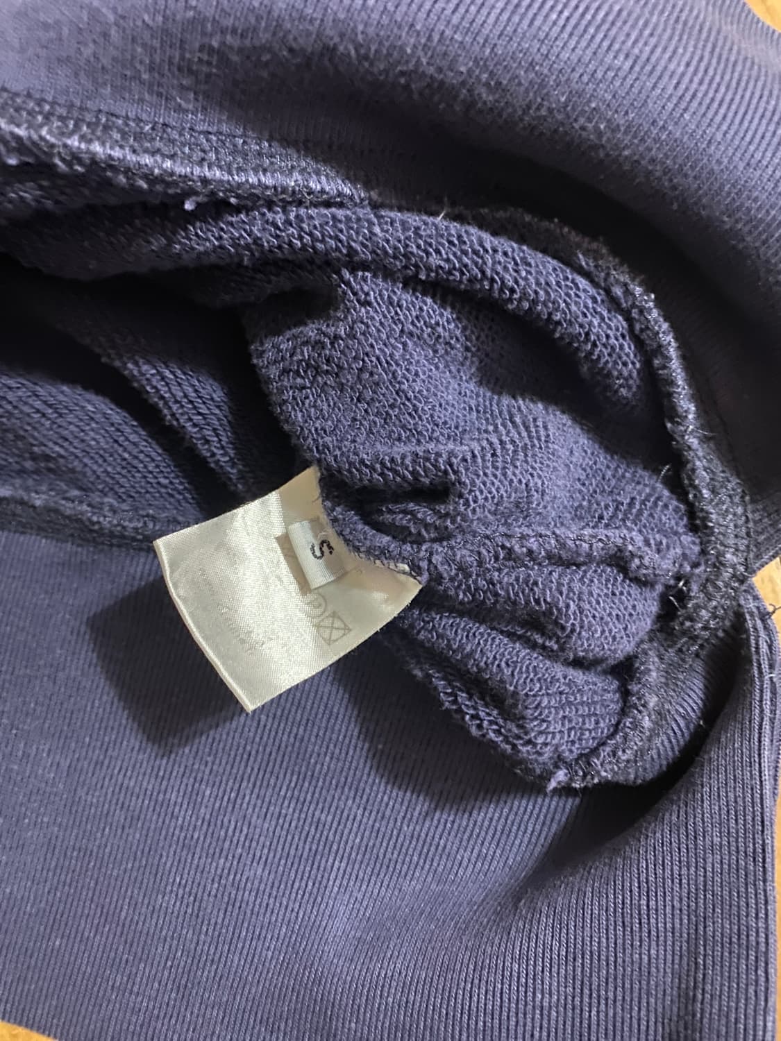 메종키츠네 네이비 맨투맨 S 상품이미지3