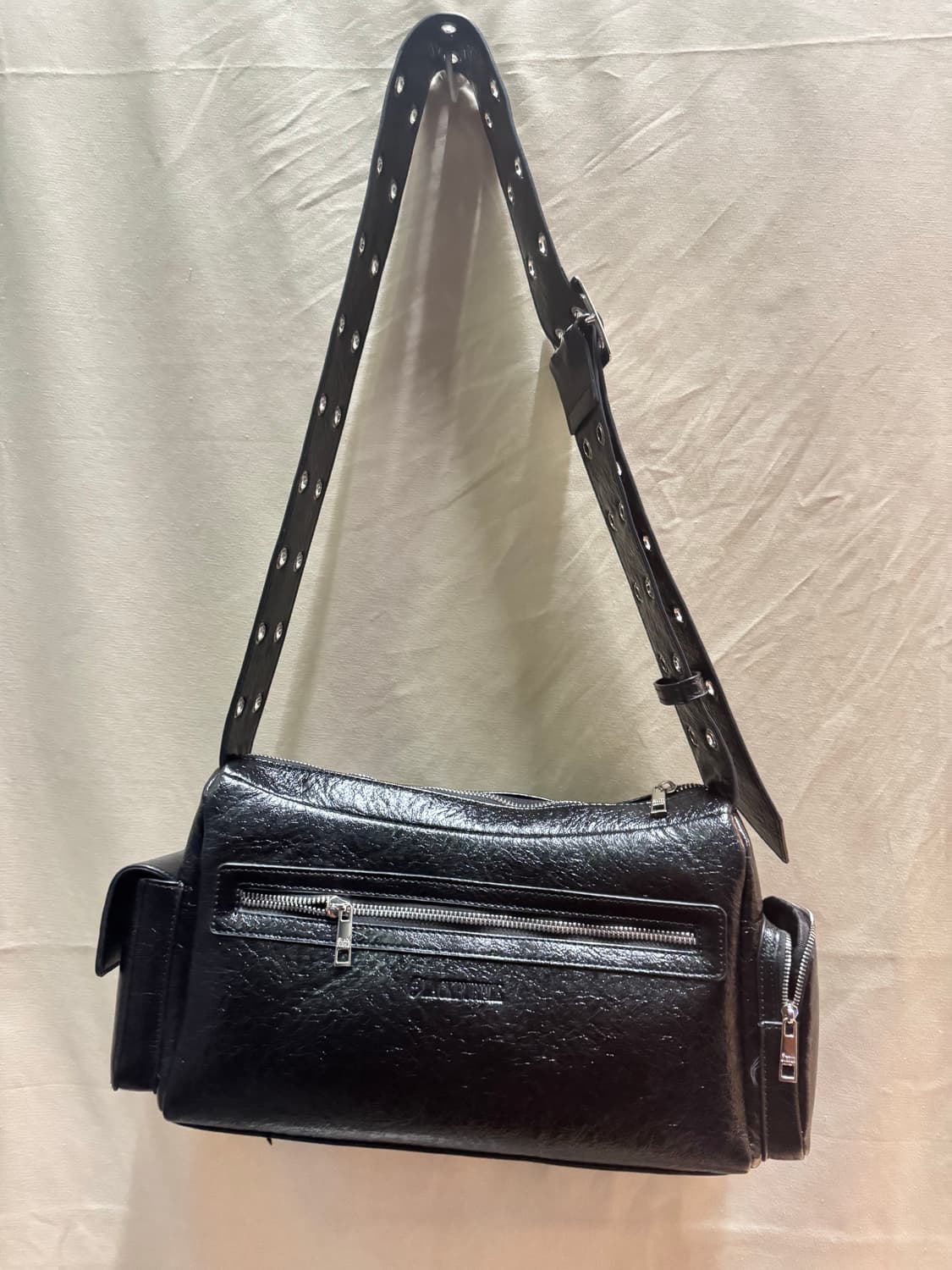 블랙 퍼플 포트리스 백 처분  상품이미지3