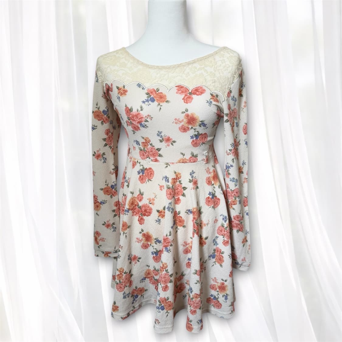 빈티지 꽃무늬 원피스 상품이미지1