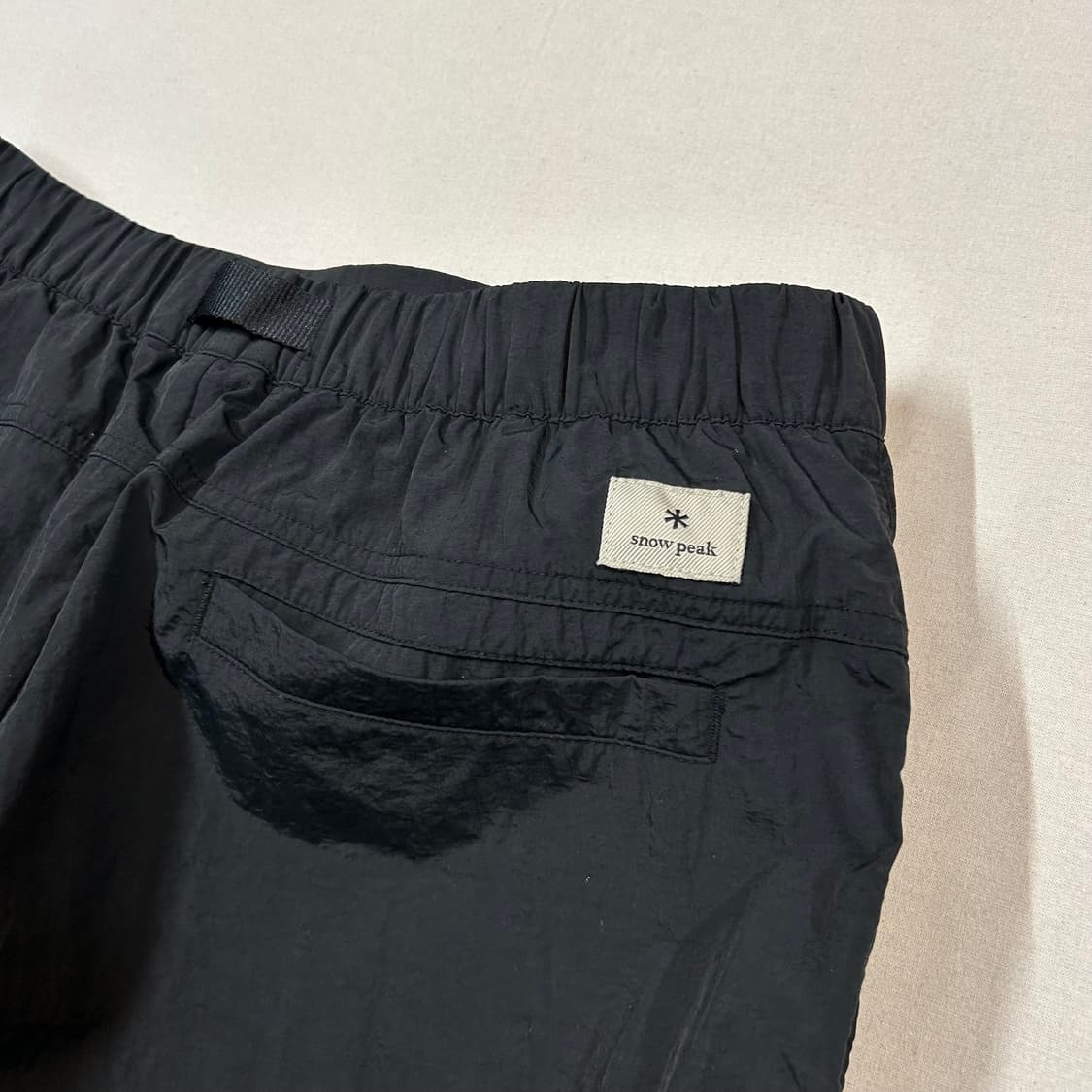 M) 스노우피크 나일론 블랙 카고 팬츠 상품이미지7