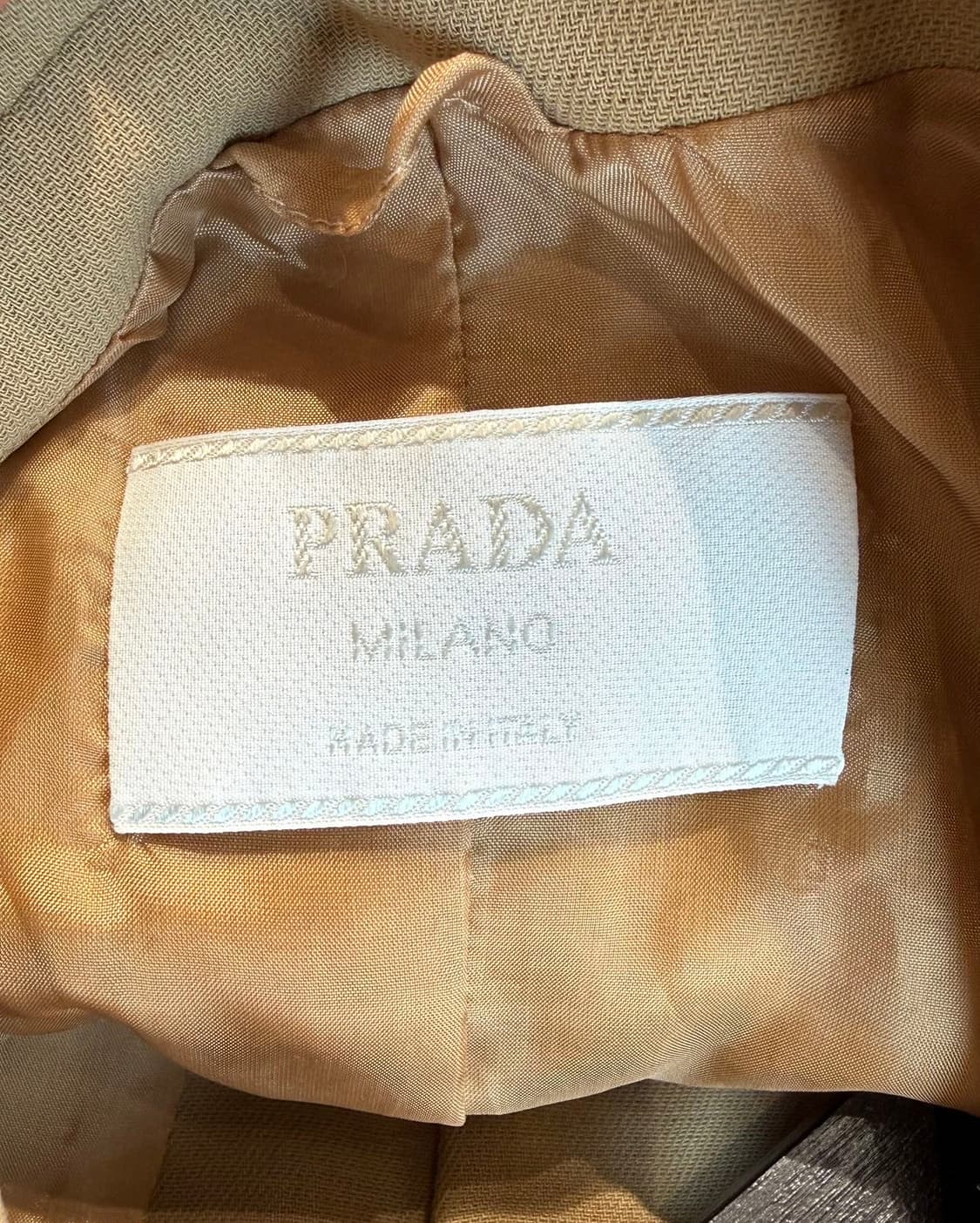 프라다 베이지 벨티드 테일러드 블레이저 자켓  상품이미지8