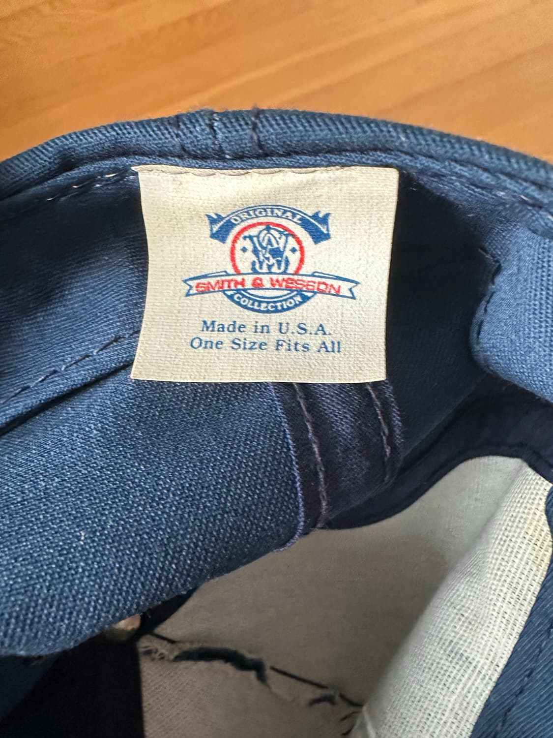 [OS] 빈티지 스미스앤웨슨 모자 네이비 상품이미지2