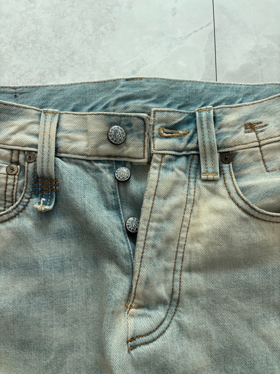 R13 데님 반바지 상품이미지2