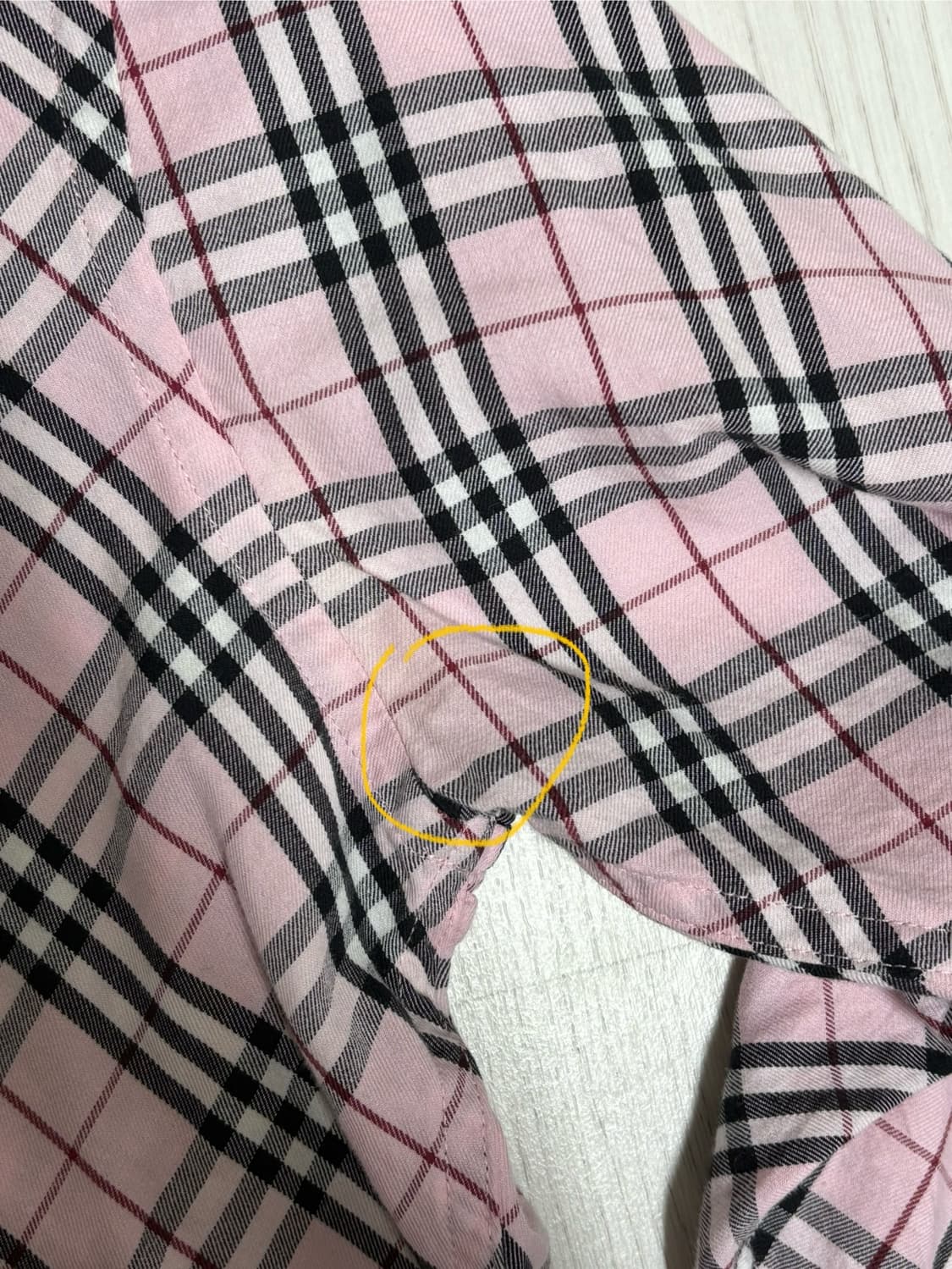 버버리 핑크 노바 셔츠 상품이미지3