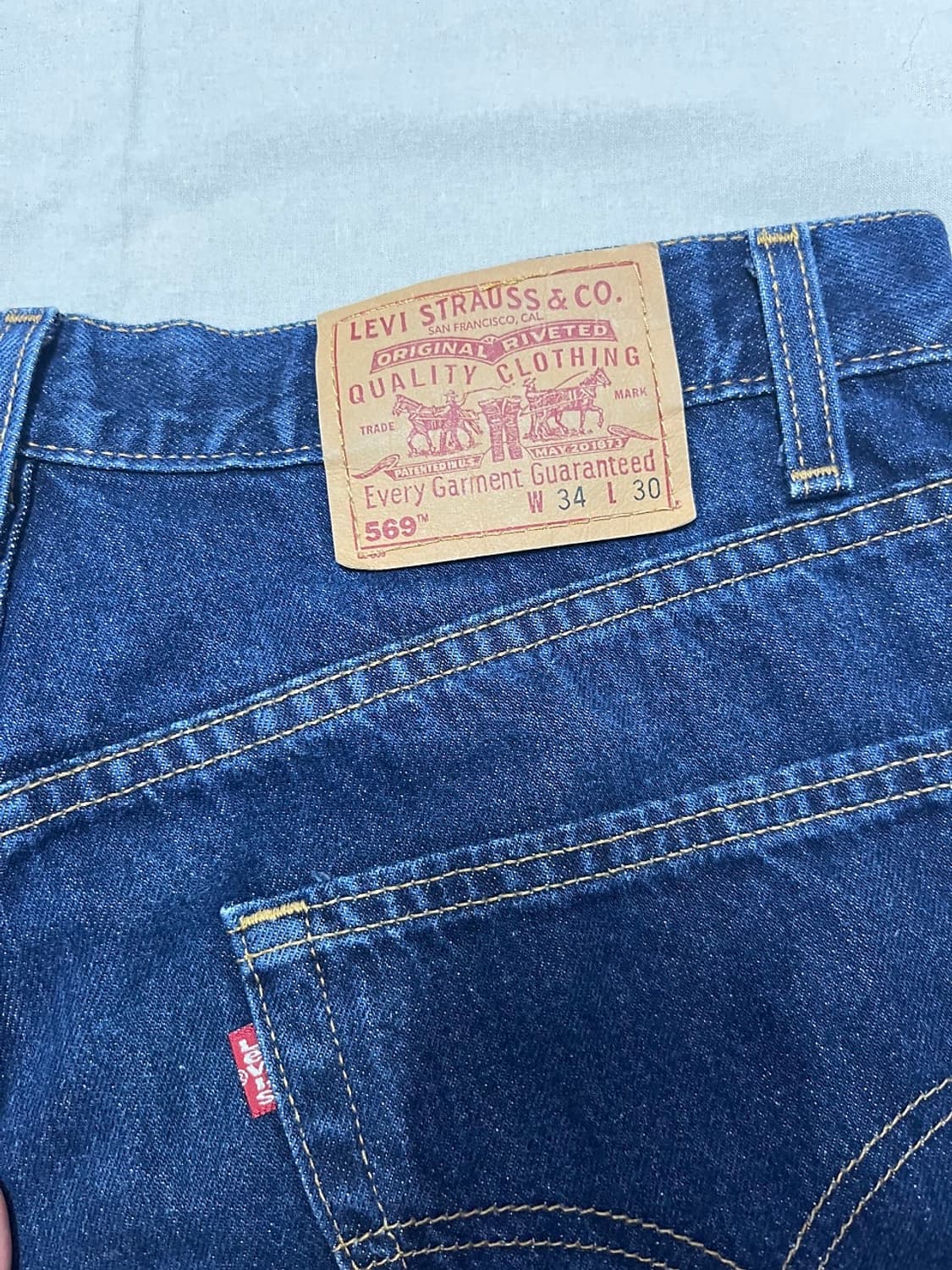 리바이스 569 00s usa 데님 팬츠 [34x30] 상품이미지3