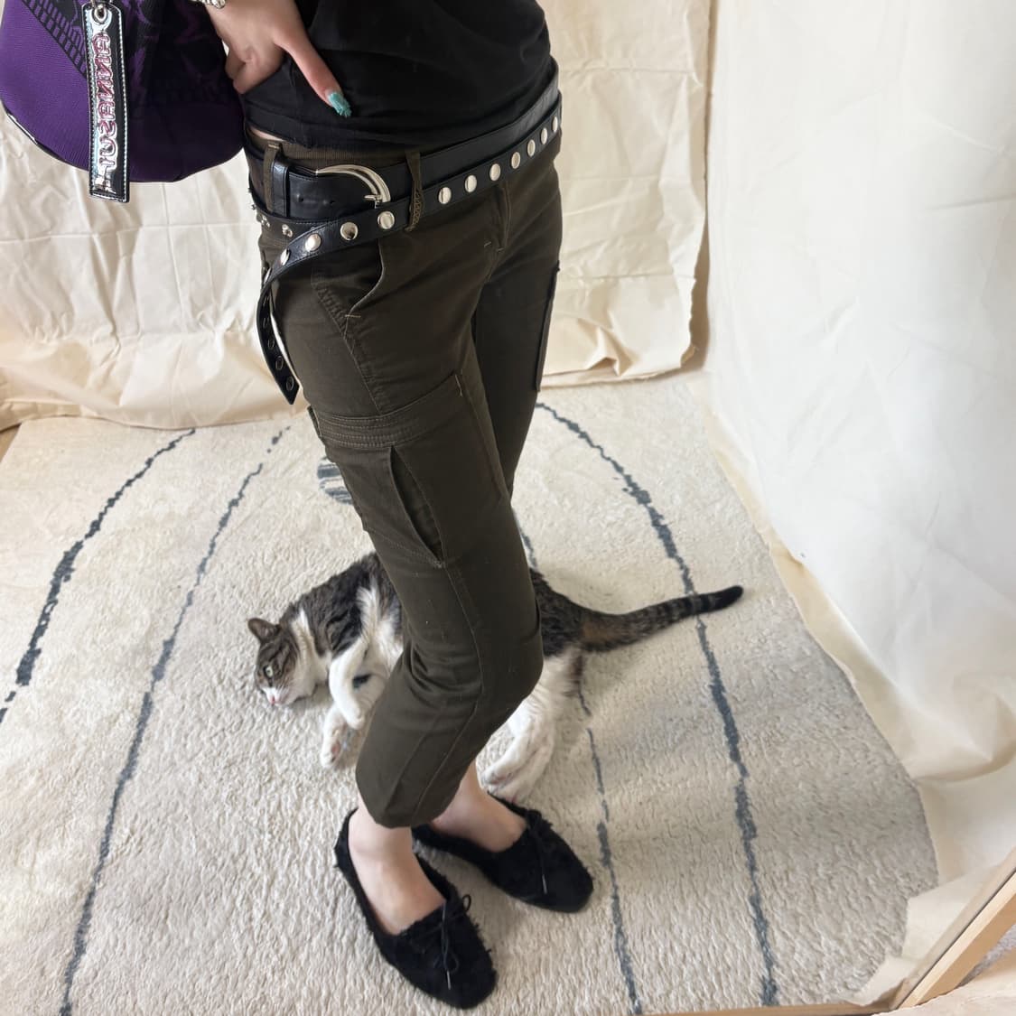 Betty Smith Slim-Fit Multi-Pocket Cargo  상품이미지3