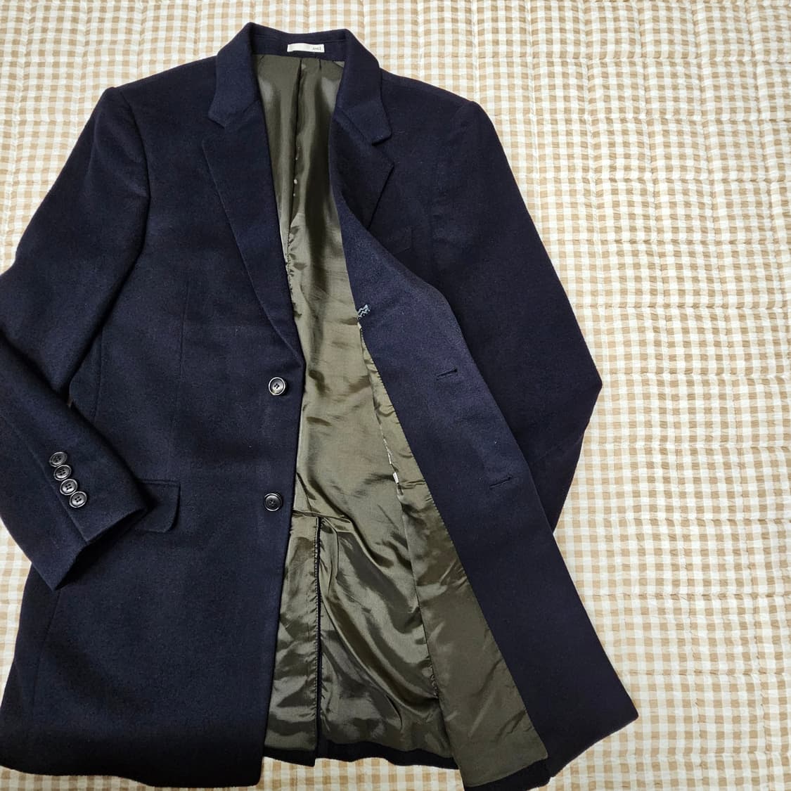 앤드지 울 캐시미어 코트 남자100 상품이미지6