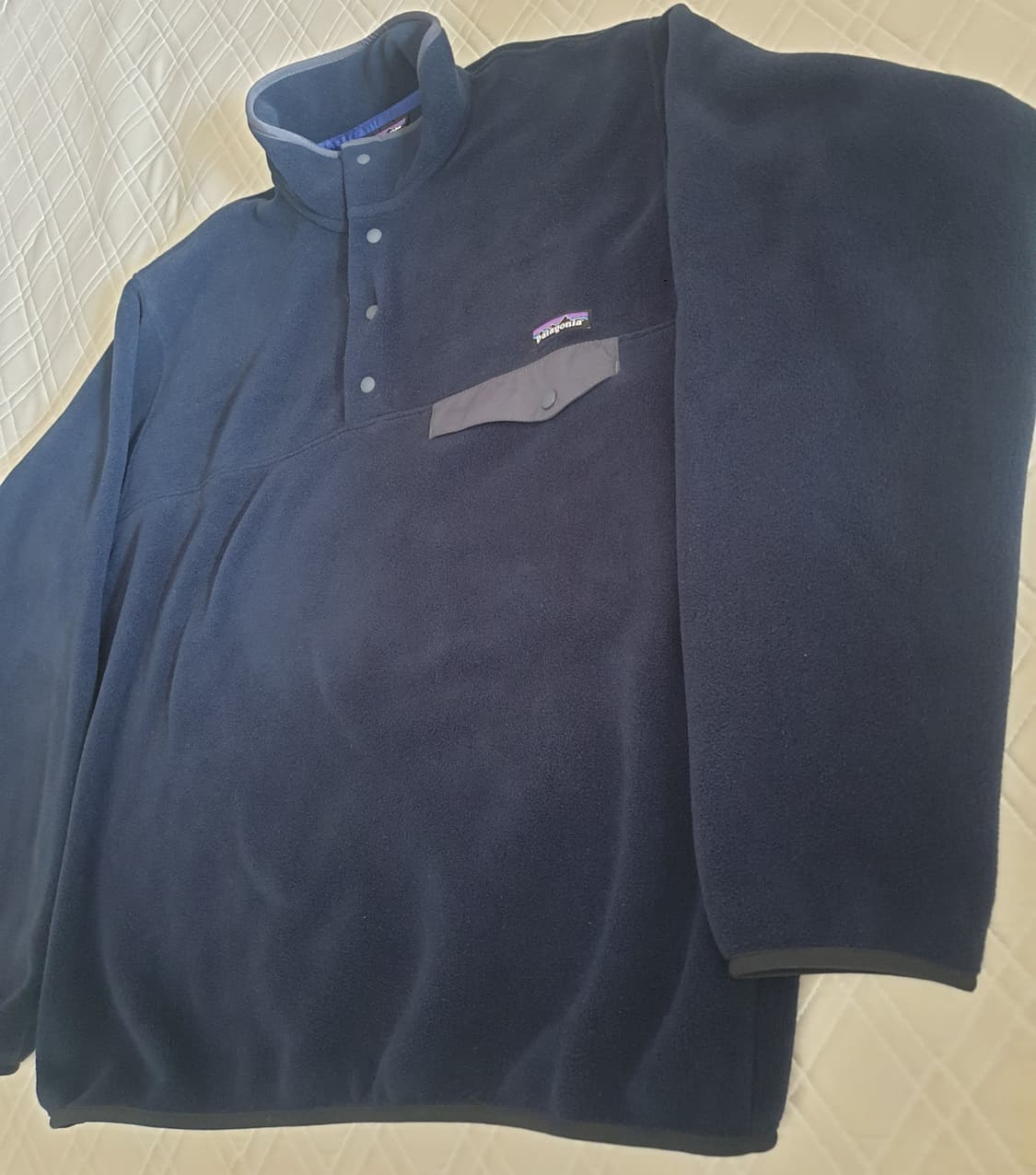 파타고니아 신칠라 스냅티 풀오버 네이비 블루 L
 상품이미지3