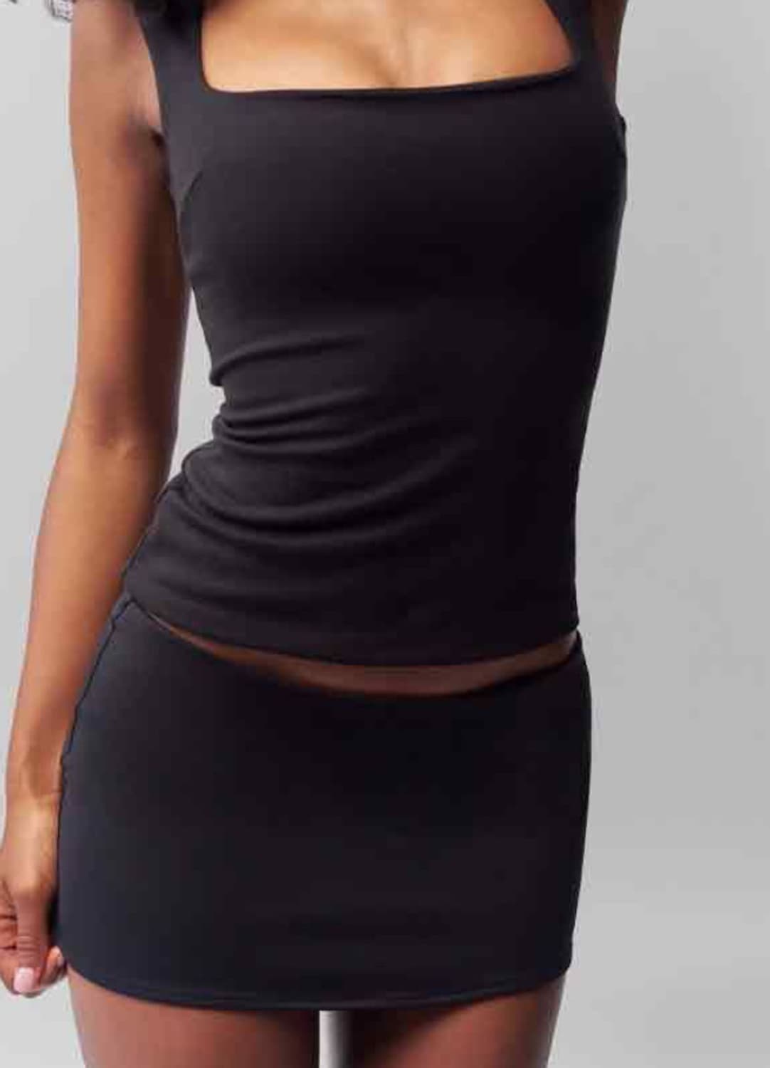 귀조 Danielle Guizio micro stretch mini sk 상품이미지1