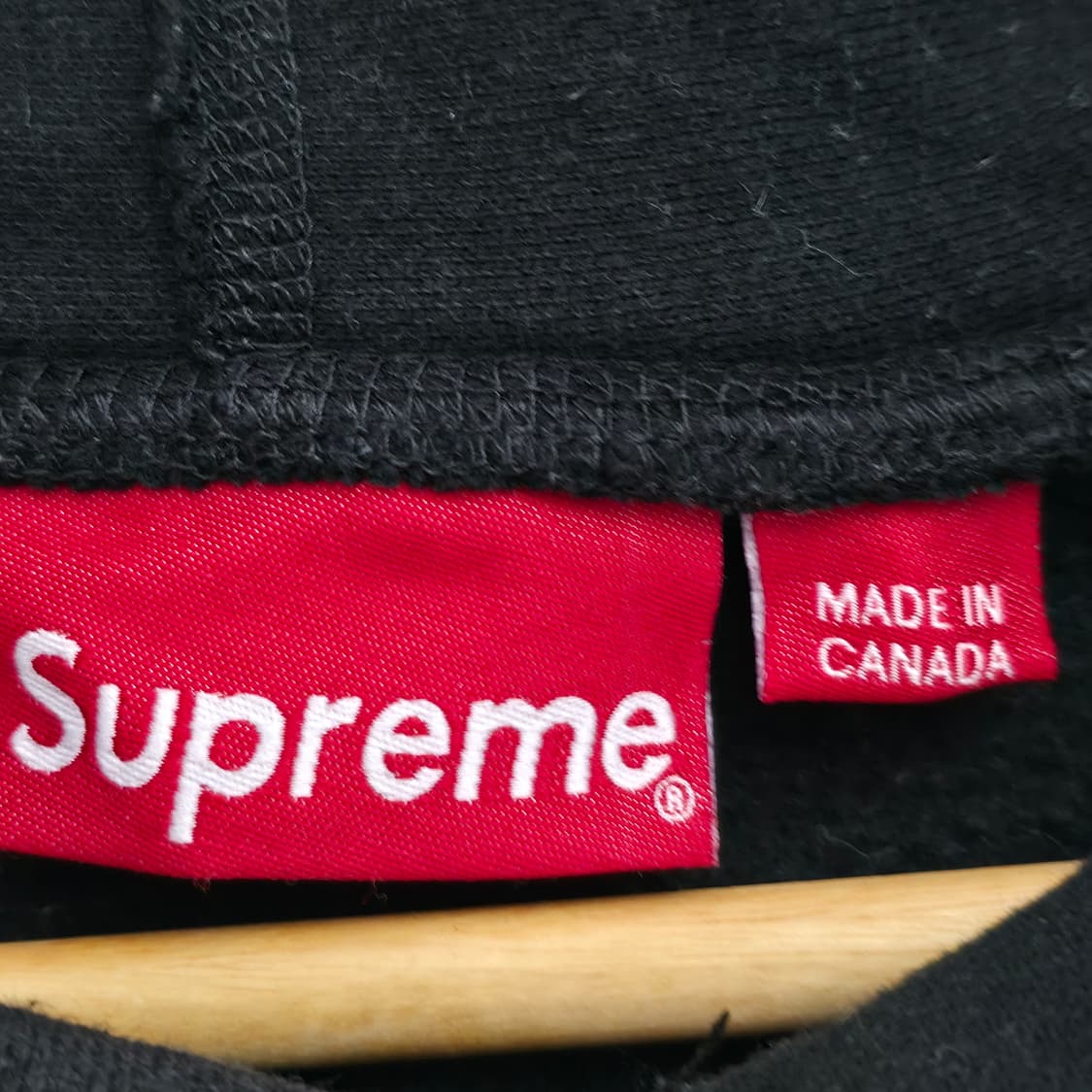 [L] 슈프림 아크로고 블랙 후드티 상품이미지5