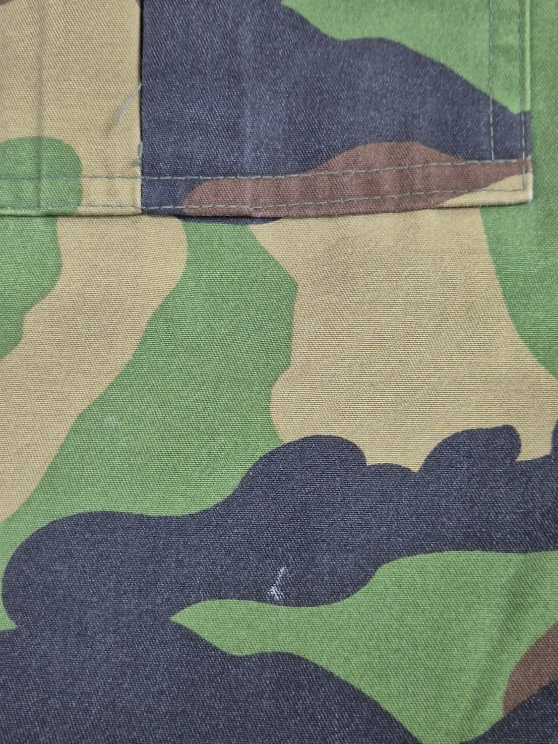 육군 구형 1군단 일병 후기형 동계 위장복 전투복 상의 자켓 (XXL) 상품이미지5