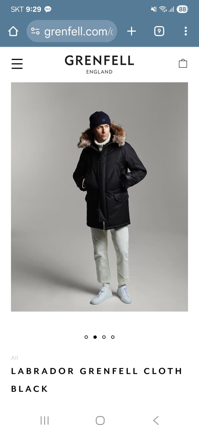 Grenfell England 아이코닉 파카 다크 네이비 상품이미지10