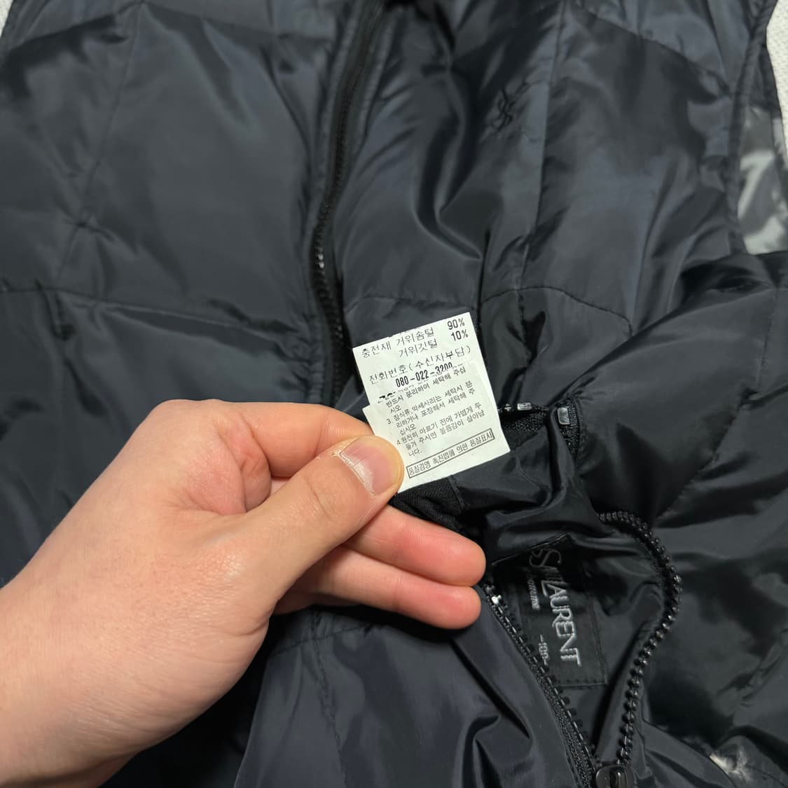 YSL 입생로랑 리버시블 스카치 패딩조끼 상품이미지7