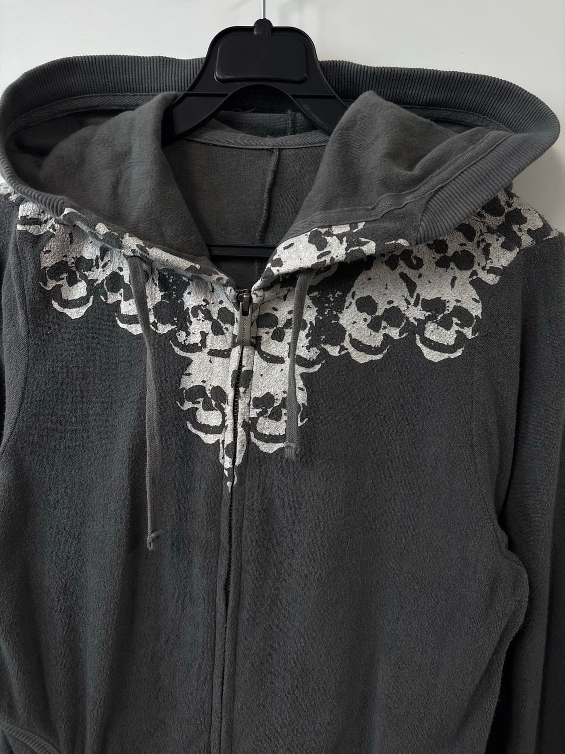 빈티지 y2k 스컬 태리 후드집업 상품이미지3