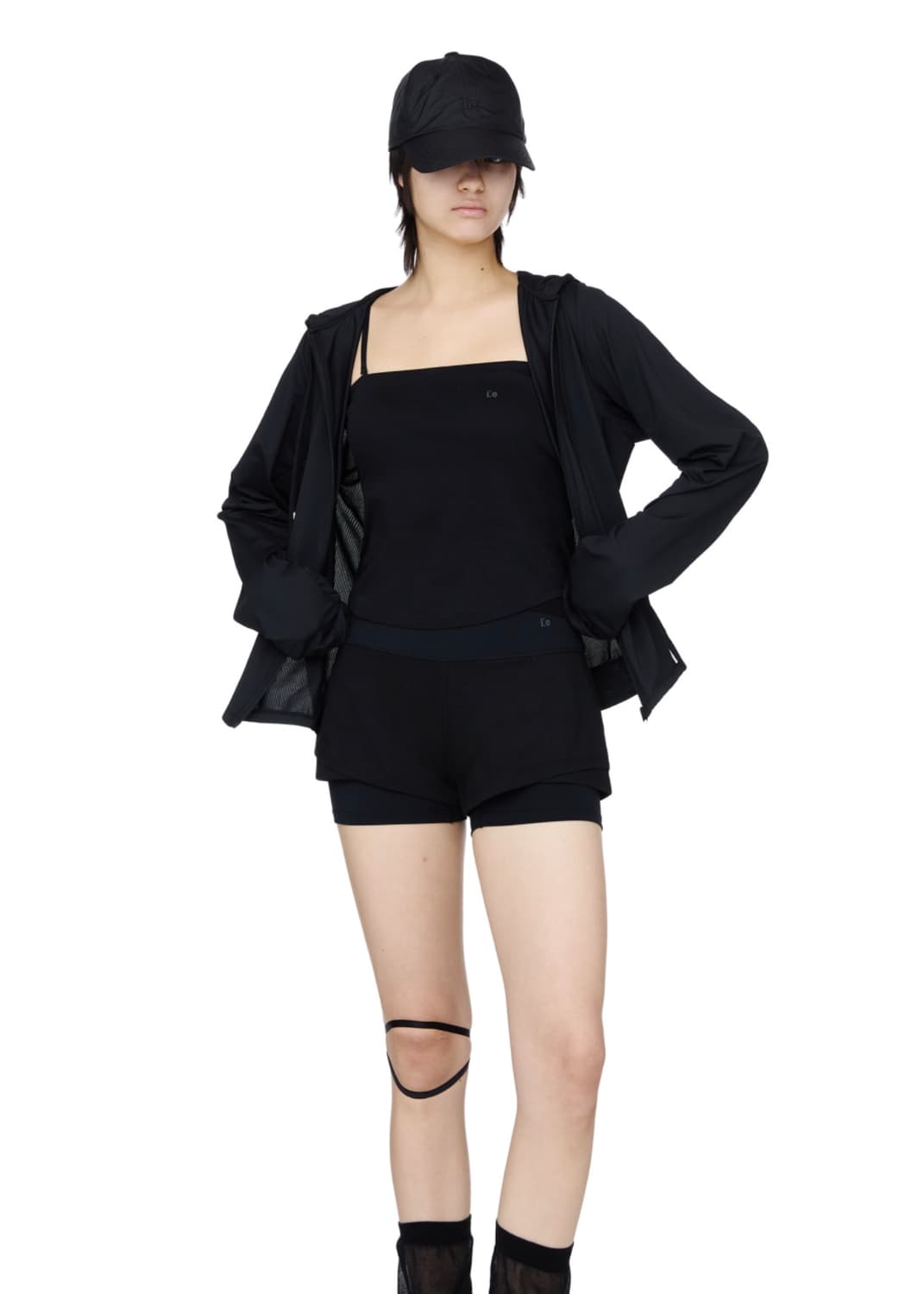 OJOS 오호스 i:e Fluid Hoodie 01 / Black 상품이미지1