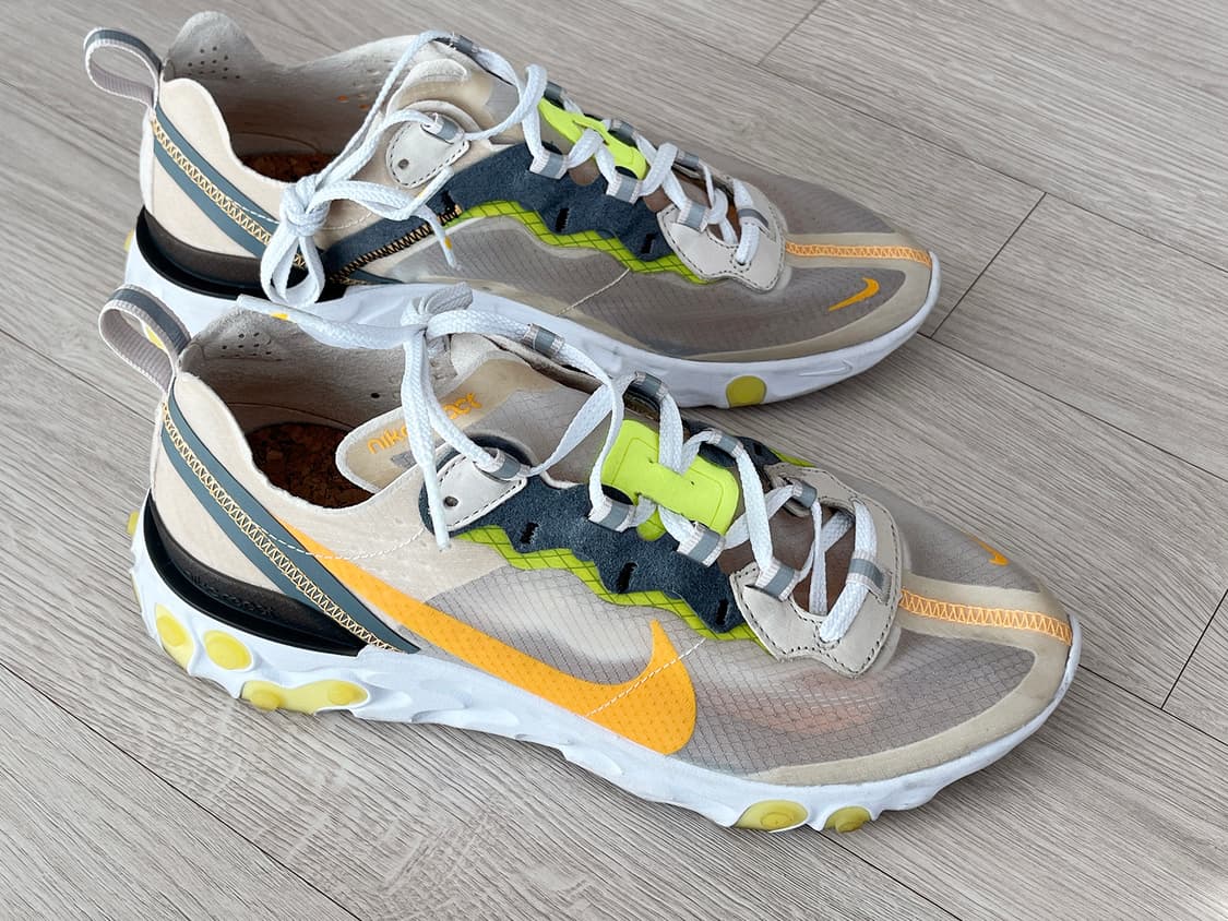 나이키 리액트 엘리먼트 87 라이트 오우드 브라운 255 상품이미지3