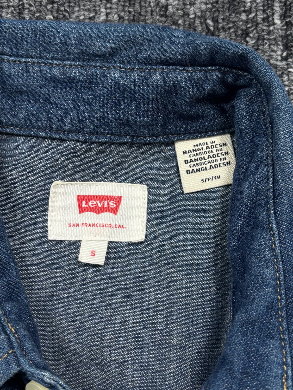 리바이스 투포켓 데님 웨스턴 셔츠 상품이미지7