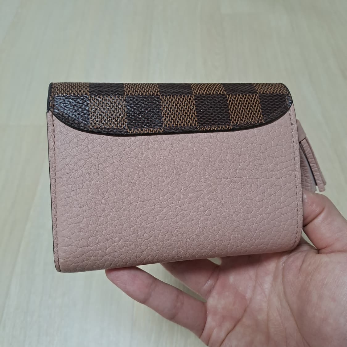[100%/정품] 루이비통 다미에 에벤 핑크 반지갑, 루이비통지갑 상품이미지4