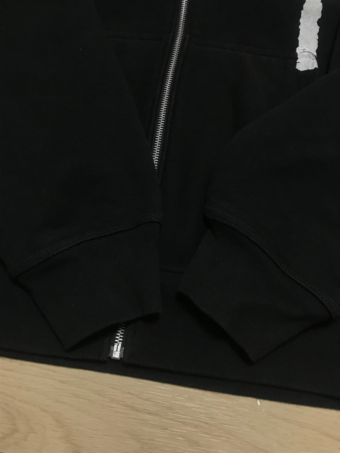 [L] 스투시 스탁 후드집업 블랙 상품이미지4