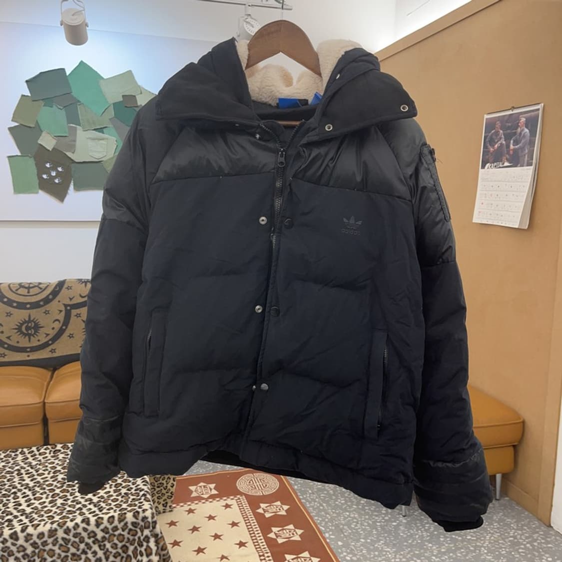아디다스 모던 캐주얼 양털 덕다운 패딩 자켓 90 C08760 상품이미지3