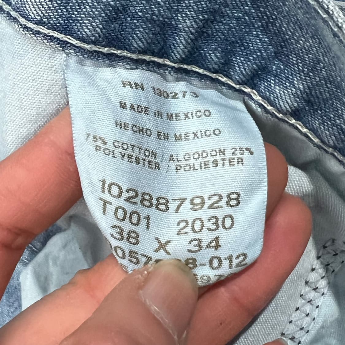 리 카펜터 데님팬츠 s09501 상품이미지7