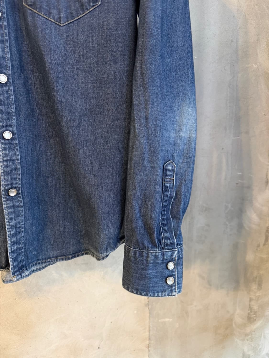 리바이스 웨스턴 데님 셔츠 슬림100 상품이미지8