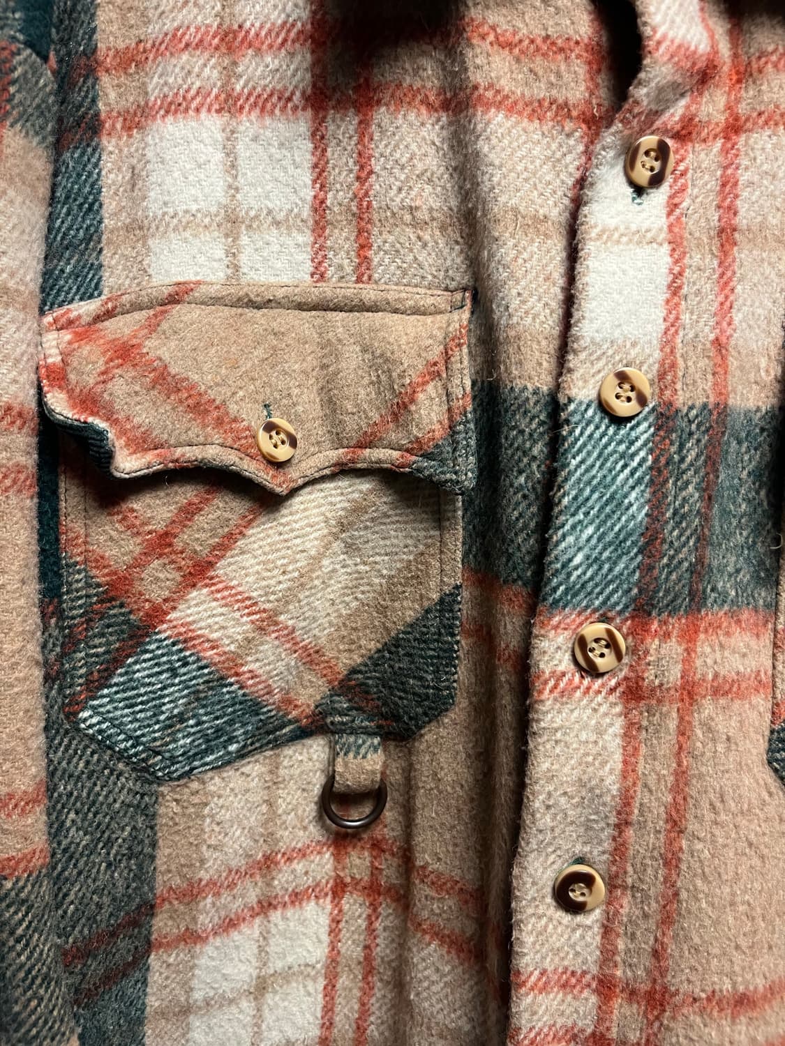 70s 빅양크 플란넬 셔츠 L사이즈 상품이미지3