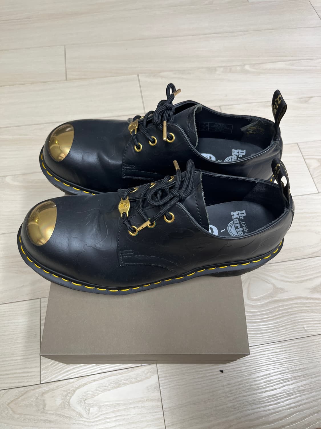 (270) 닥터마틴x베이프 1461 블랙 상품이미지3