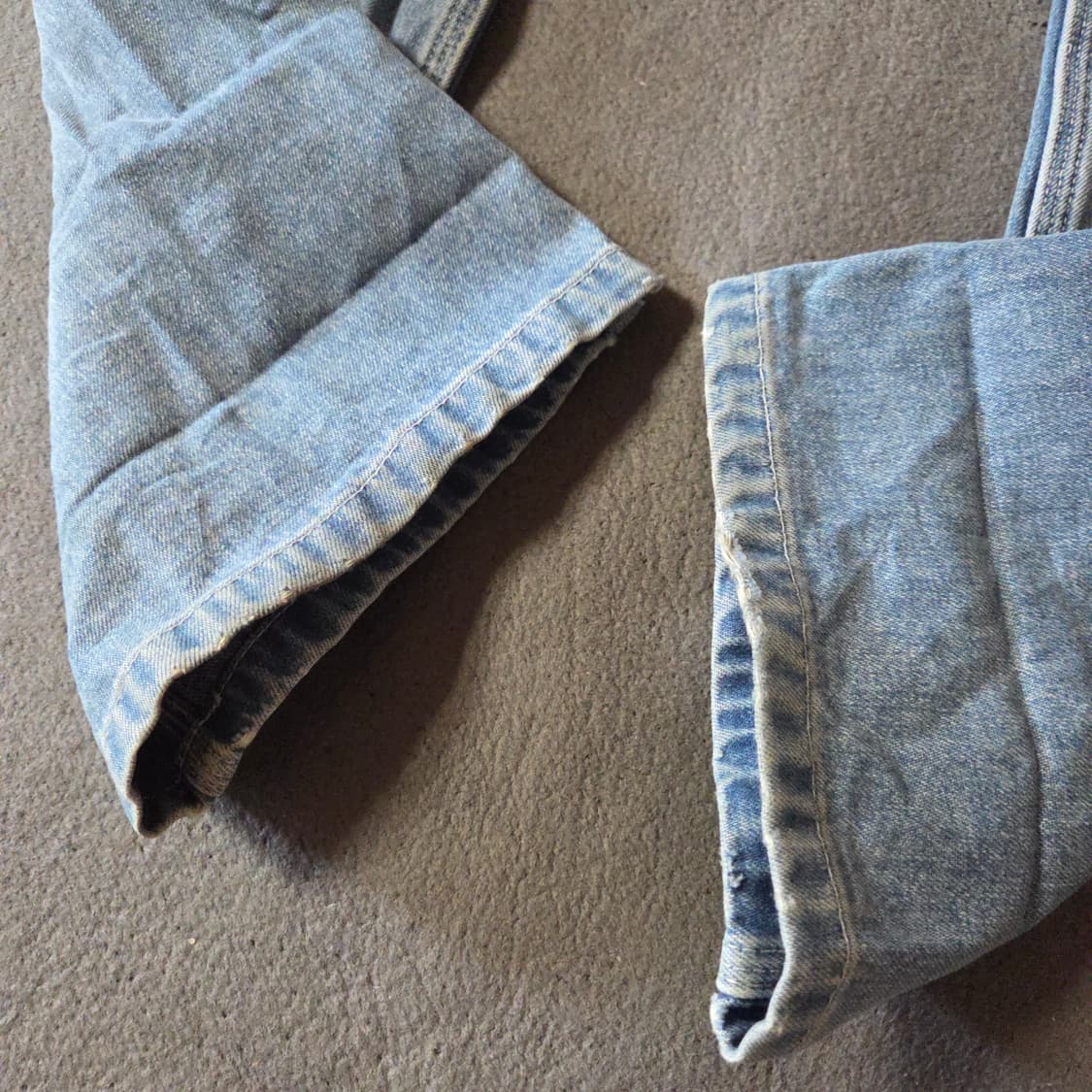 칼하트 wip 럭 싱글 니 카펜터 데님 팬츠 32 (34-36인치) 상품이미지6