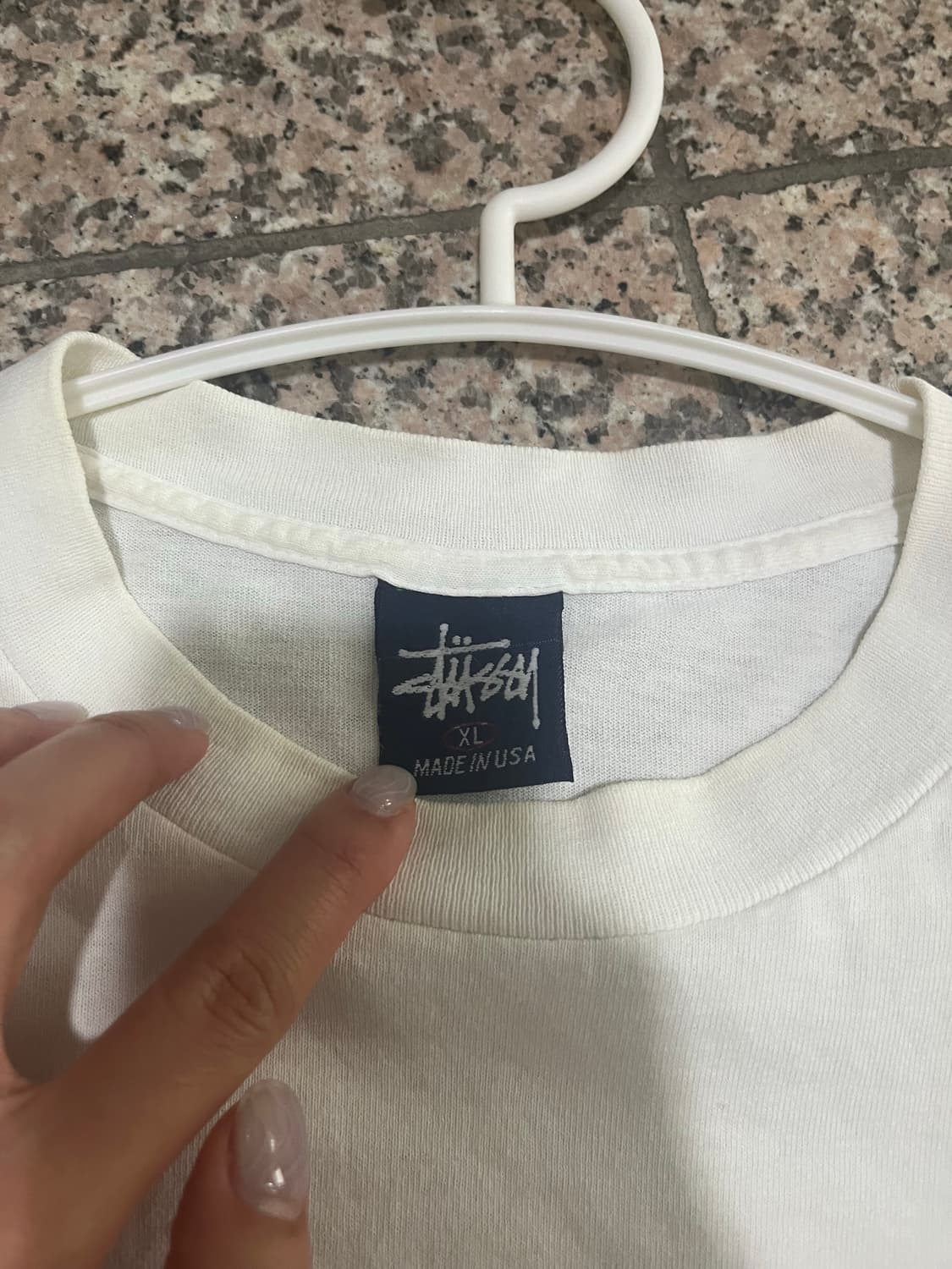 90~00s old stussy t shirt XL 상품이미지5