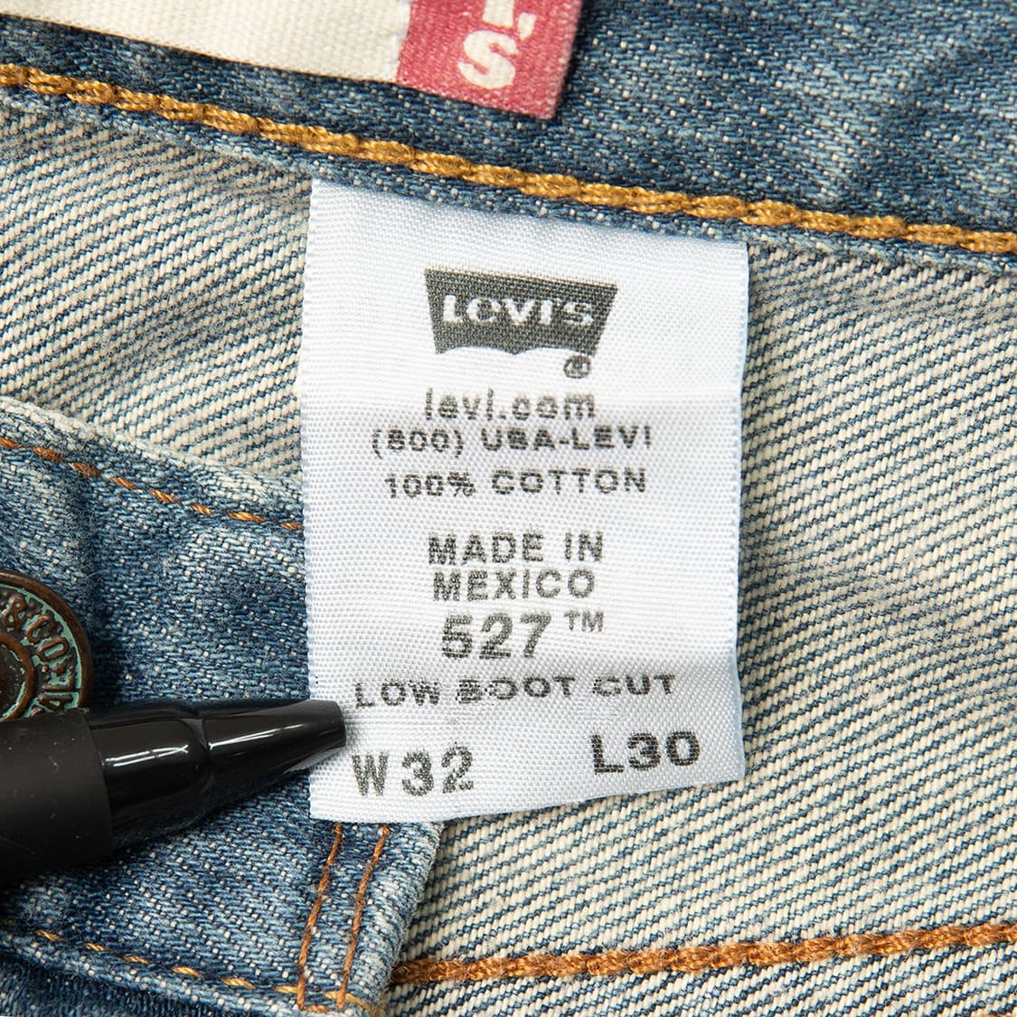 [31] 00s 리바이스 멕시코 메이드 527 부츠컷 데님팬츠  상품이미지9