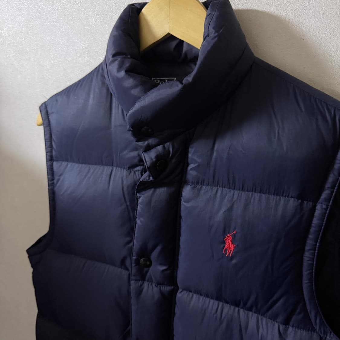 폴로 랄프로렌 로고 오리털 패딩 베스트 M (77,남성 95) 상품이미지2