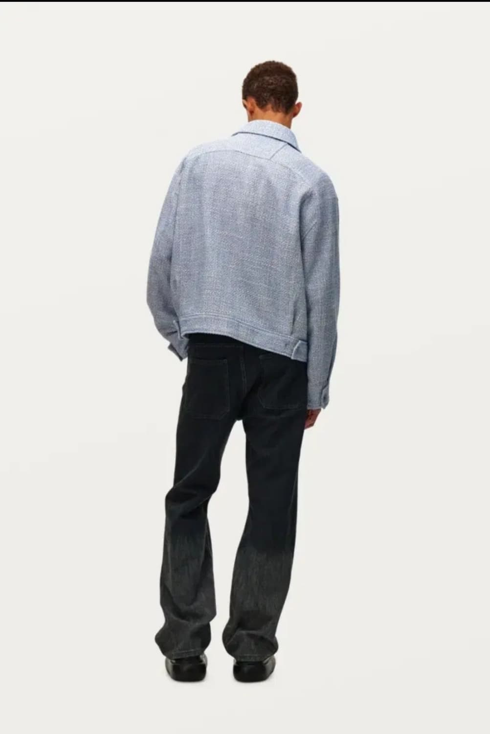 솔리드옴므 24ss 블루 트위드 자켓 상품이미지8