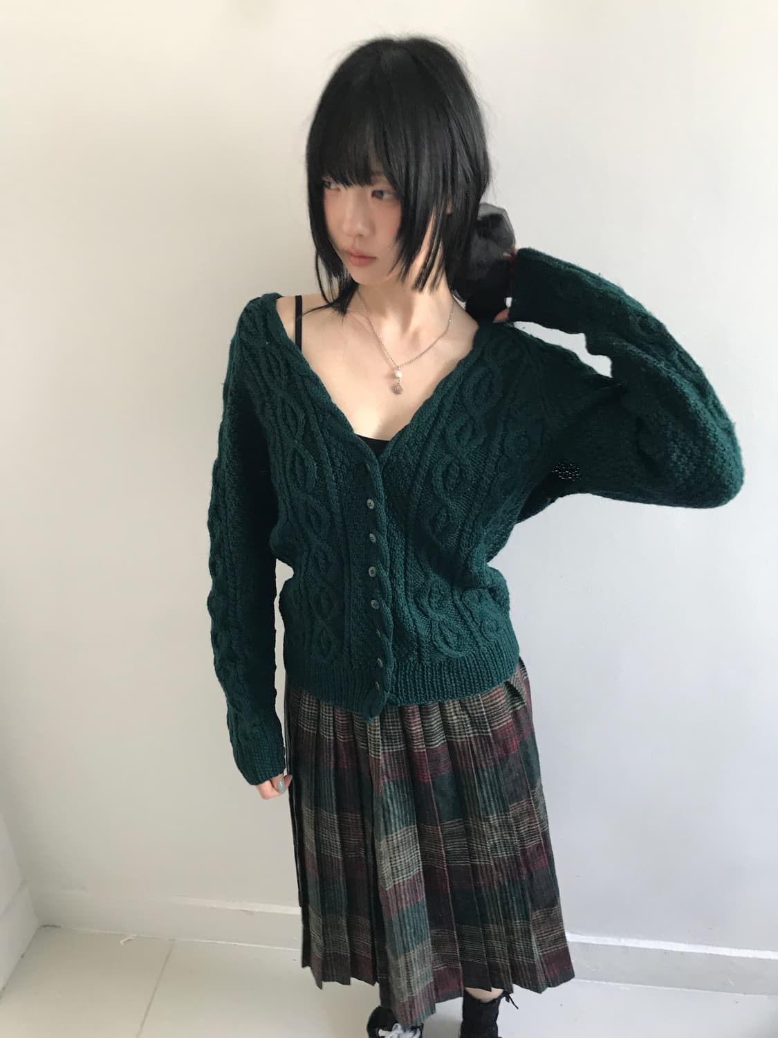 Classic check skirt 상품이미지3