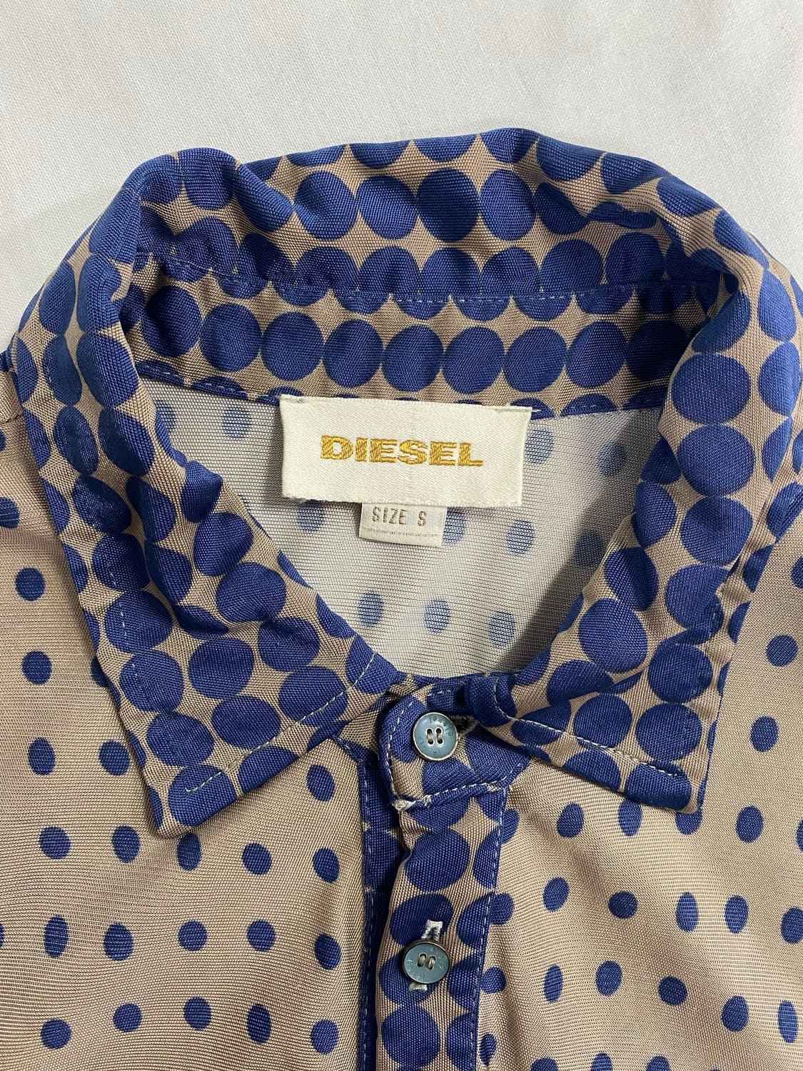 디젤 Diesel 도트 카라 원피스 S <30> 상품이미지3