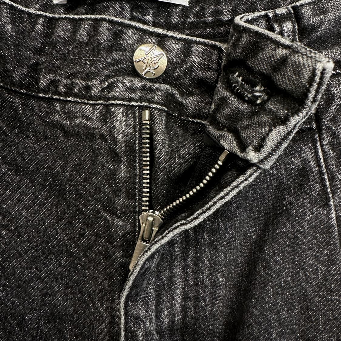 모덴아르더 뉴트로 투턱 와이드 데님팬츠 상품이미지5