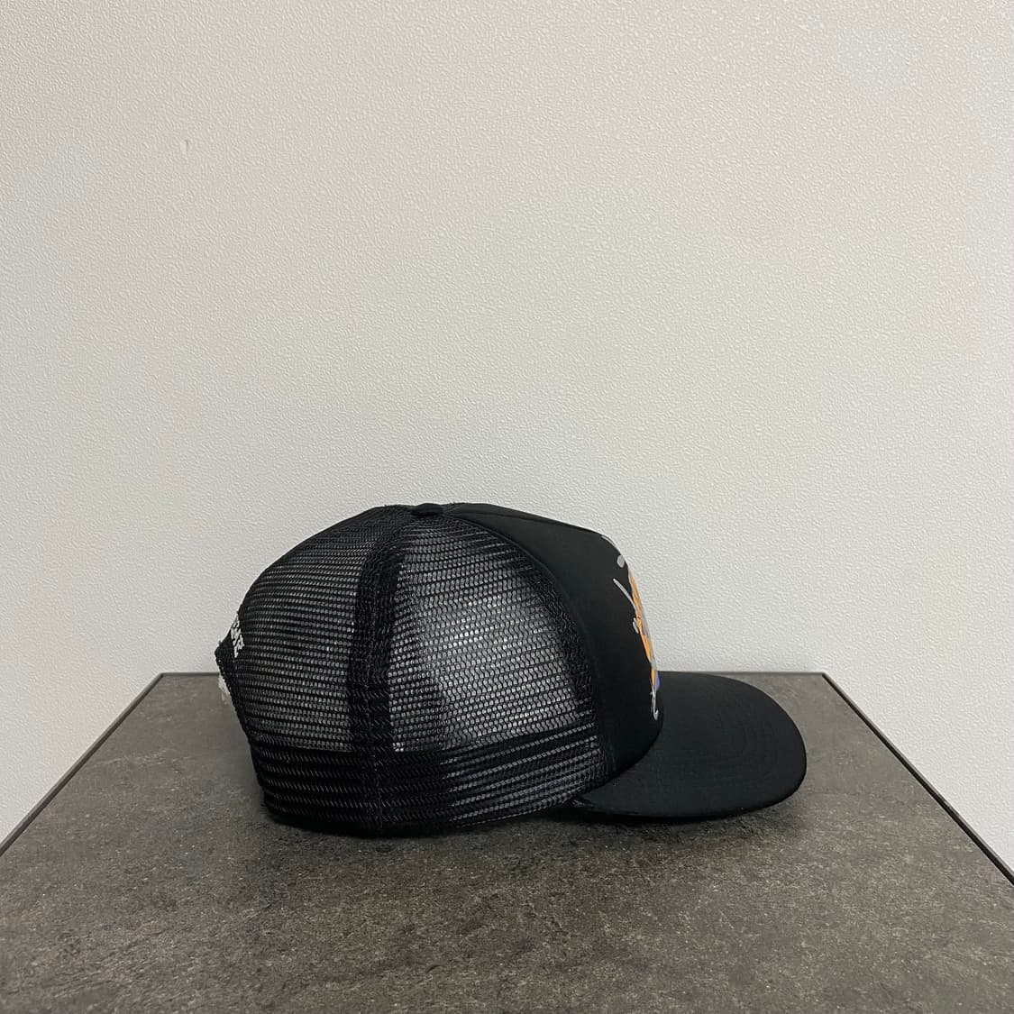 (OS) 슈프림 5패널 메쉬 백 볼캡 모자 그래피티 블랙 상품이미지3