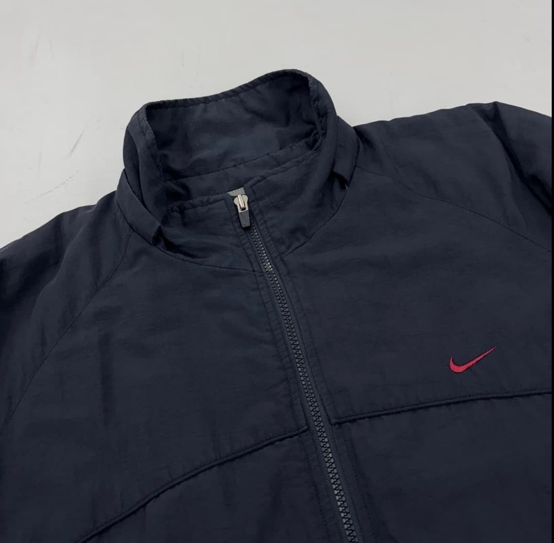 나이키 00s 버건디 스우시 올드스쿨 바람막이 점퍼 자켓 상품이미지2