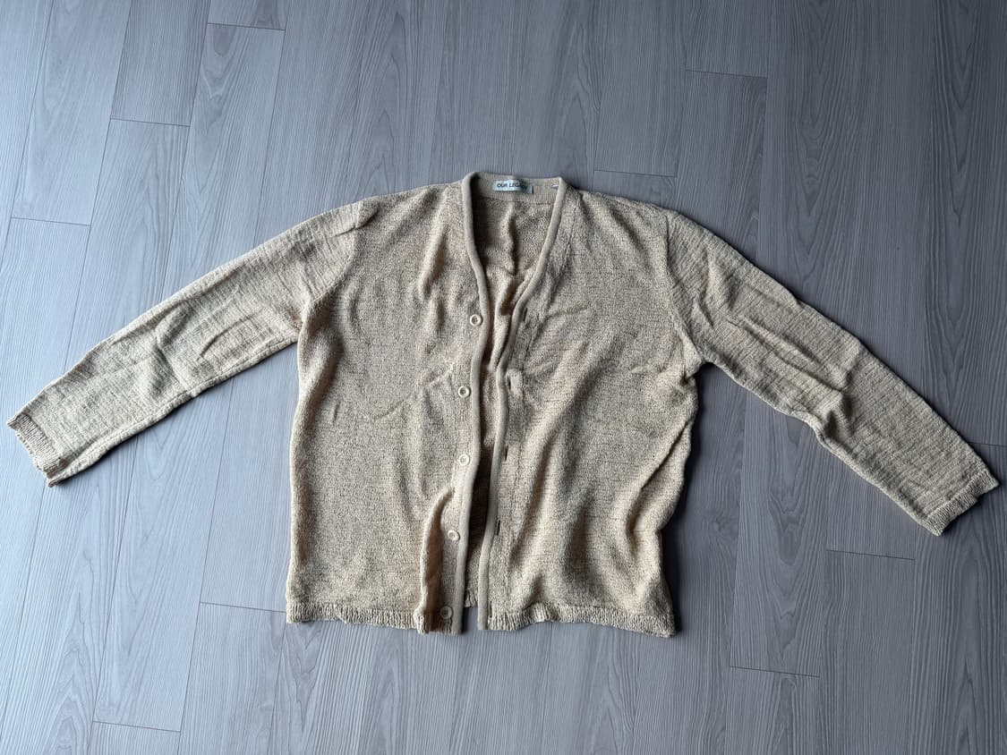 아워레가시 포우 코드 니트 가디건 베이지 사이즈 52 상품이미지1