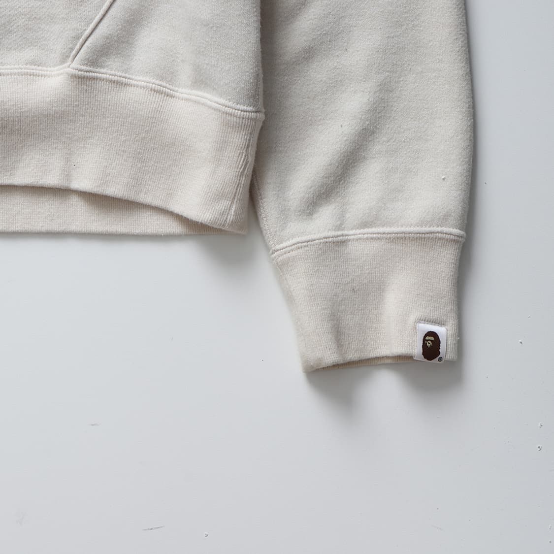  A BATHING APE Beige Logo Hoodie 상품이미지8
