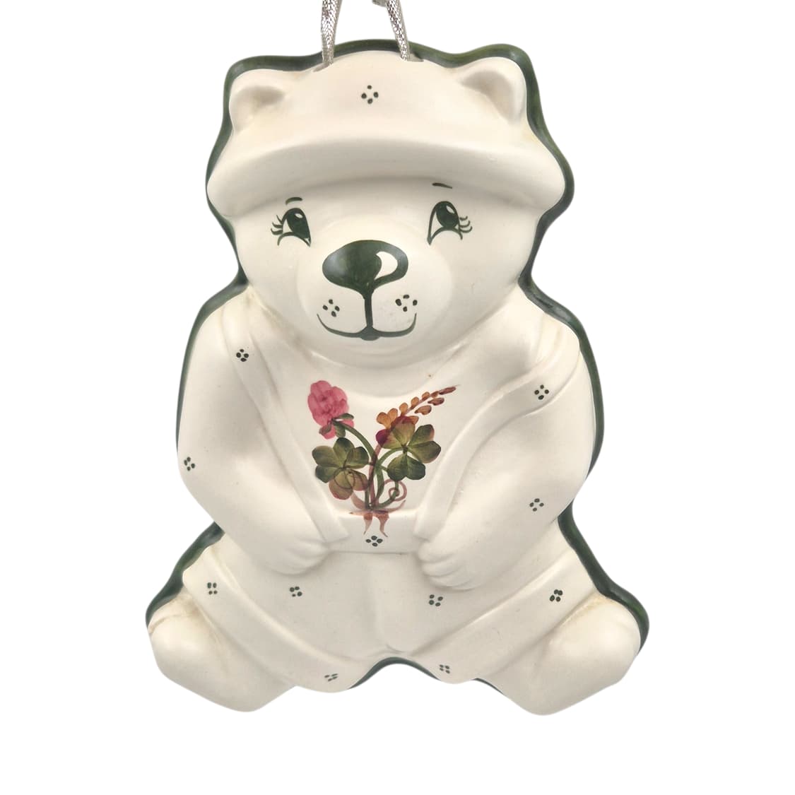 90s 이탈리아 핸드 포셀린 테디베어 벽걸이 상품이미지6