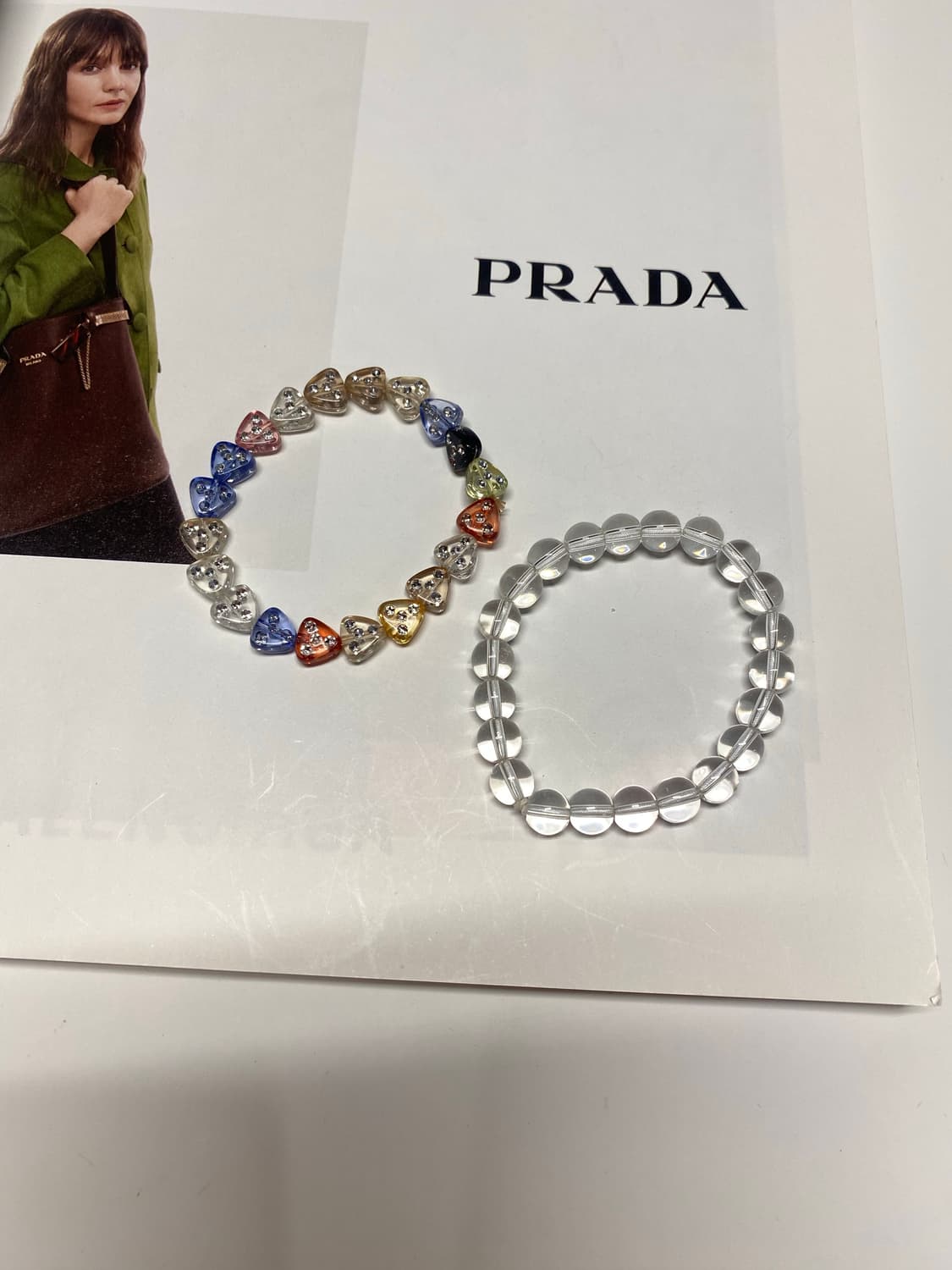 빈티지 팔찌 두개 세트 비즈 상품이미지4