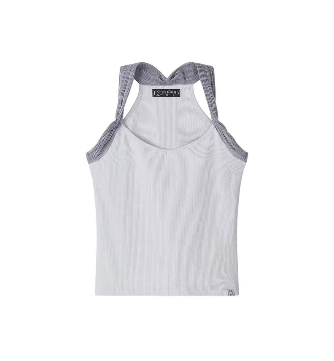 eessay 츄슬리브탑 chu sleeveless top 라이트그레이 상품이미지1