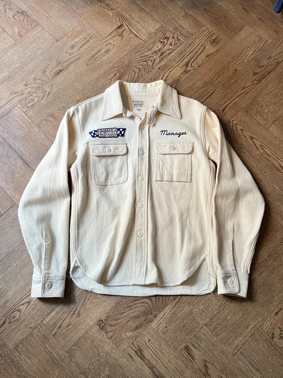 [S]Pherroe's 페로우즈 AUTO CENTER 워크셔츠 상품이미지1