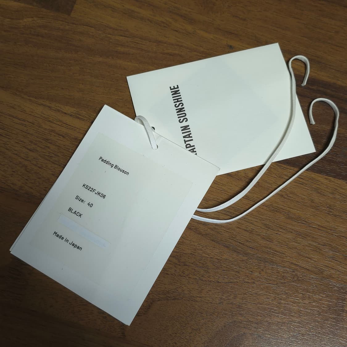 [40]캡틴선샤인 패딩 블루종 블랙 상품이미지8