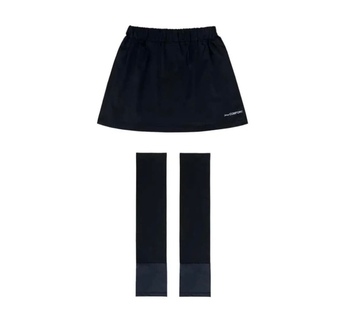 지초이 컴포트 25-002 미니 스커트 블랙 상품이미지1